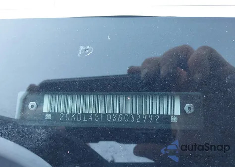 2008 Pontiac Torrent из США, поврежденный, VIN 2CKDL43F086032992